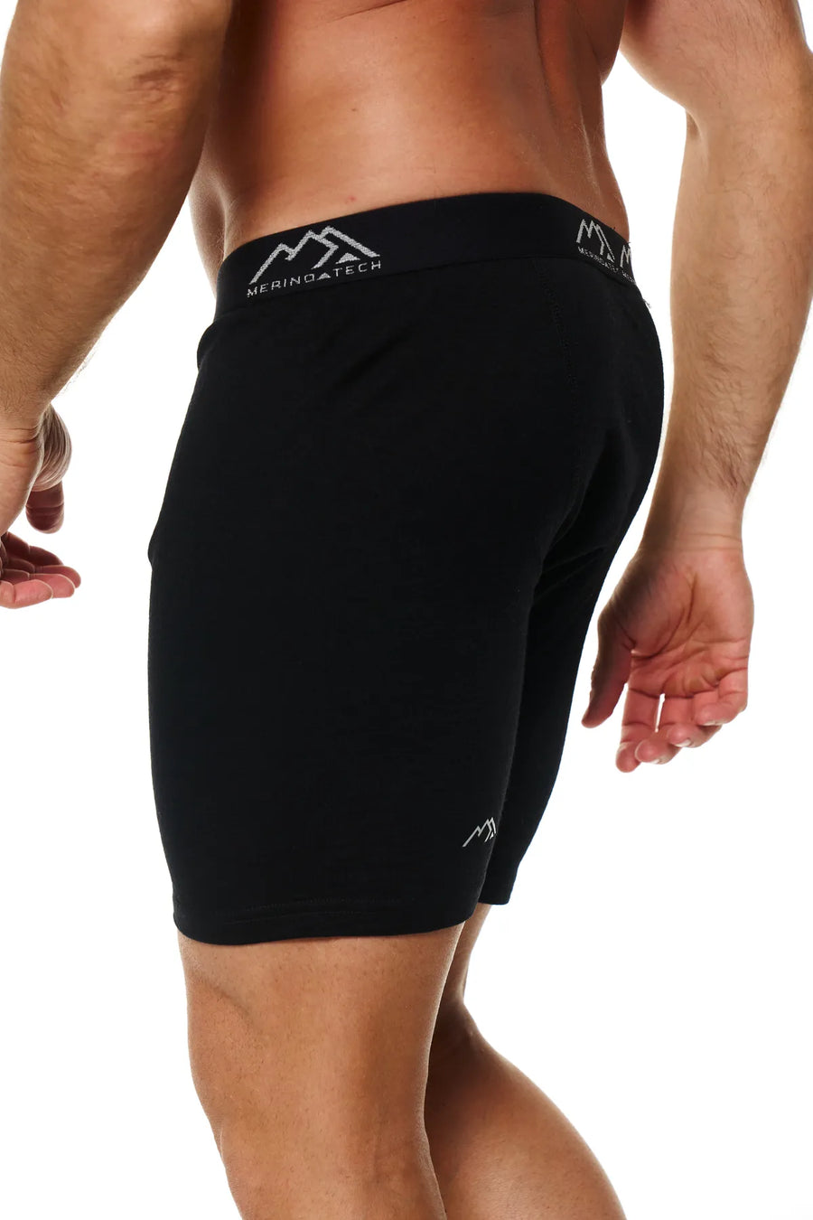 Men's Merino Boxers 190 Black Coal, 1 pack — view 7
