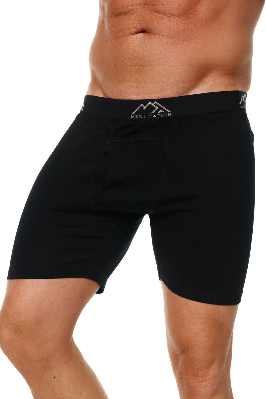 Men's Merino Boxers 190 Black Coal, 1 pack — view 3