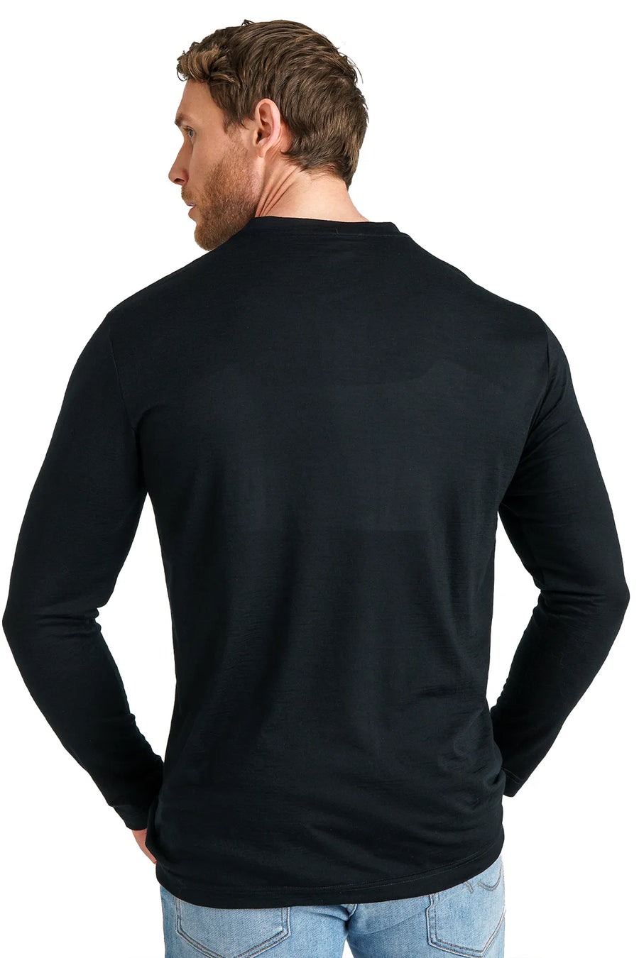Men's Merino Long Sleeve 170 Black — view 3