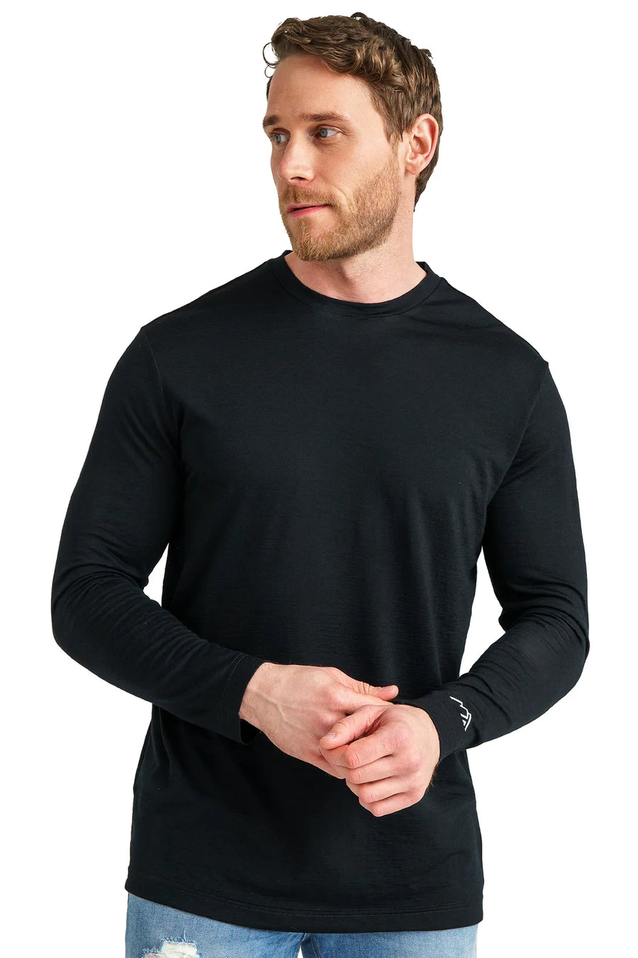 Men's Merino Long Sleeve 170 Black — view 4