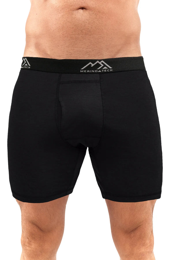 Men's Merino Boxers 150 Black, 1 pack