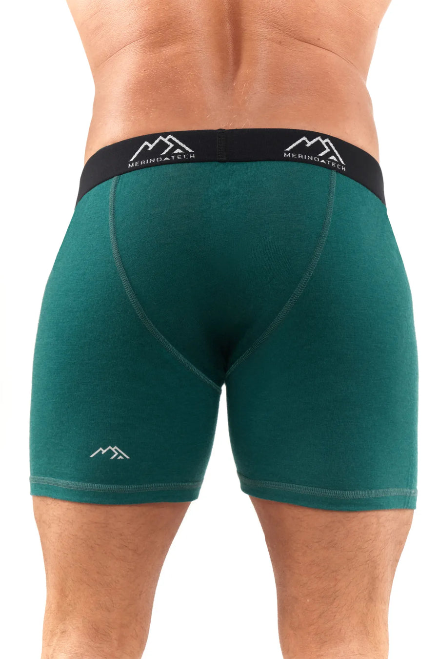 Men's Merino Boxers 190 Brief Forest Green, 1 pack — view 2
