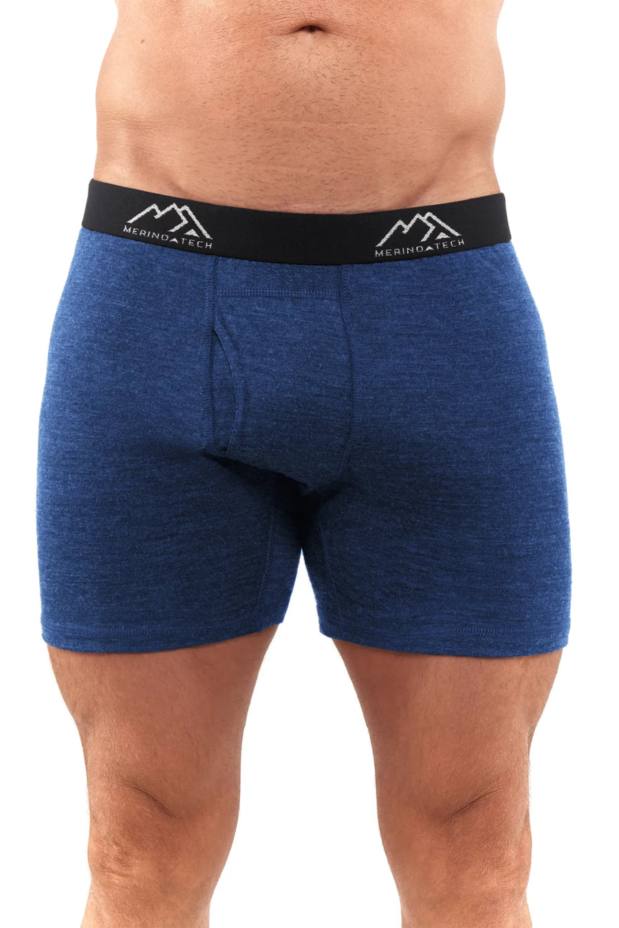 Men's Merino Boxers 190 Brief Windsor Blue, 1 pack