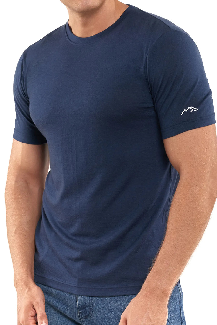 Men's Merino Sport T-shirt Deep Navy — view 2