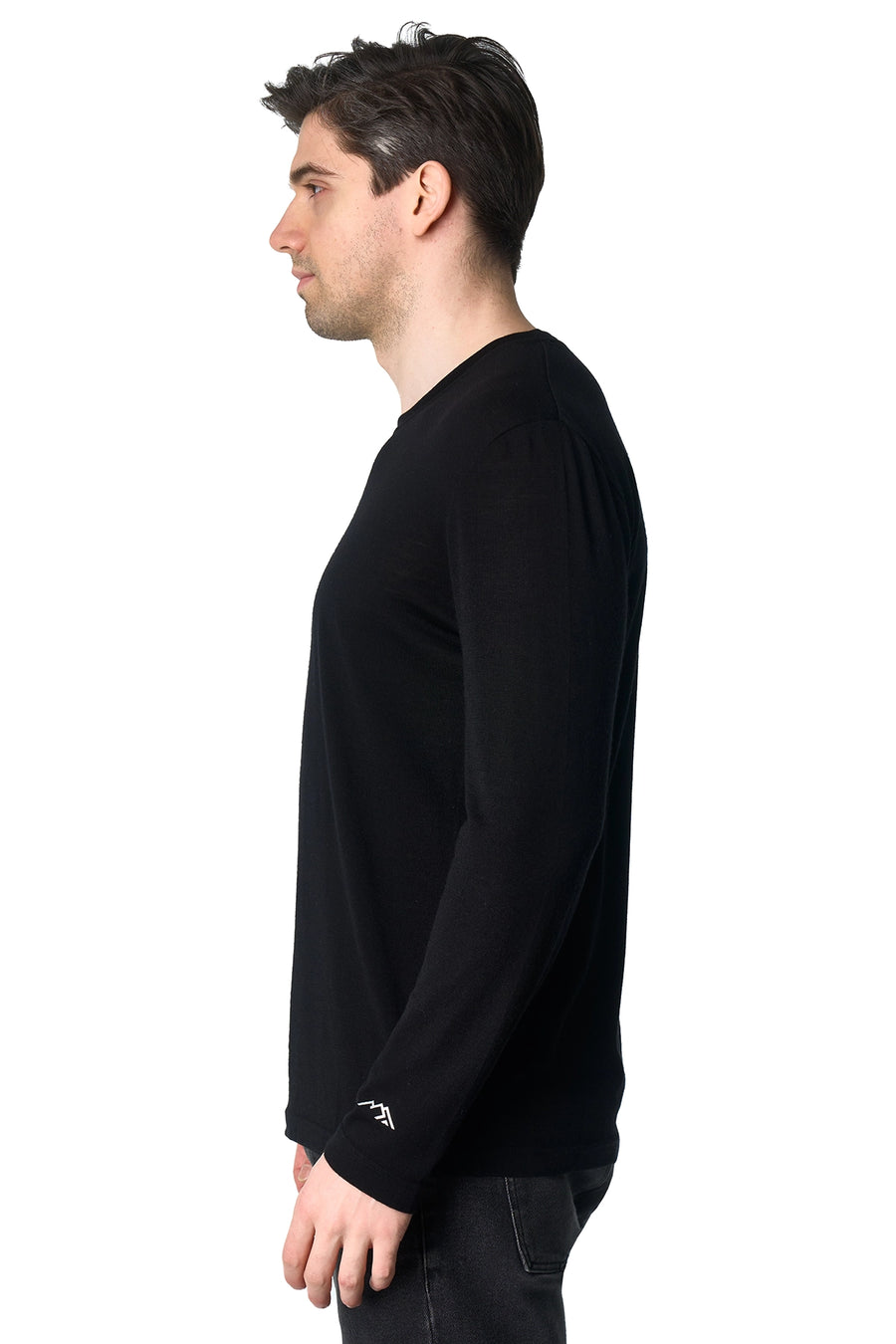 Men's Merino Long Sleeve 190 Black — view 5