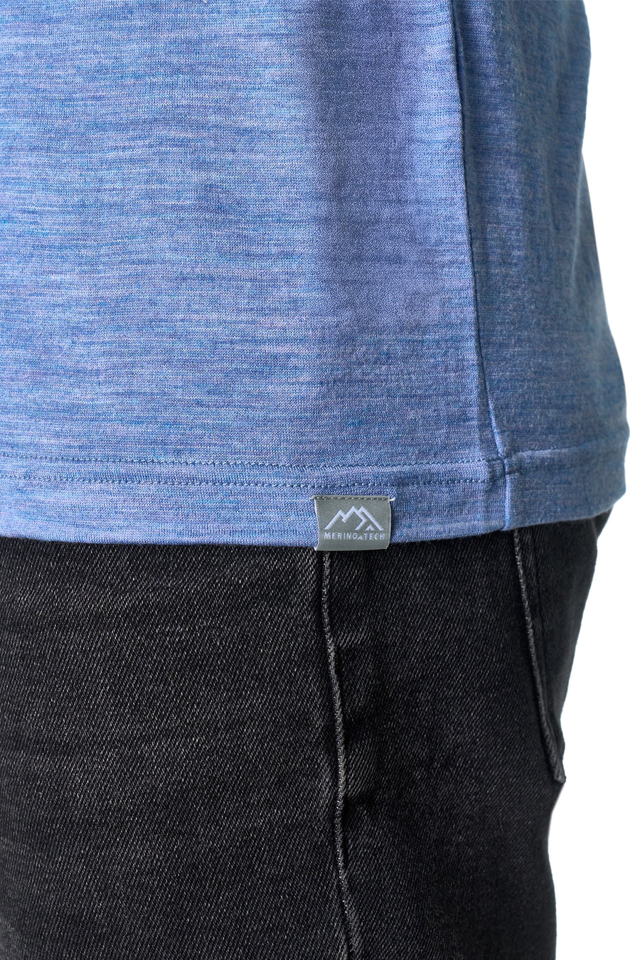Men's Merino Long Sleeve 190 Blue Jeans — view 6