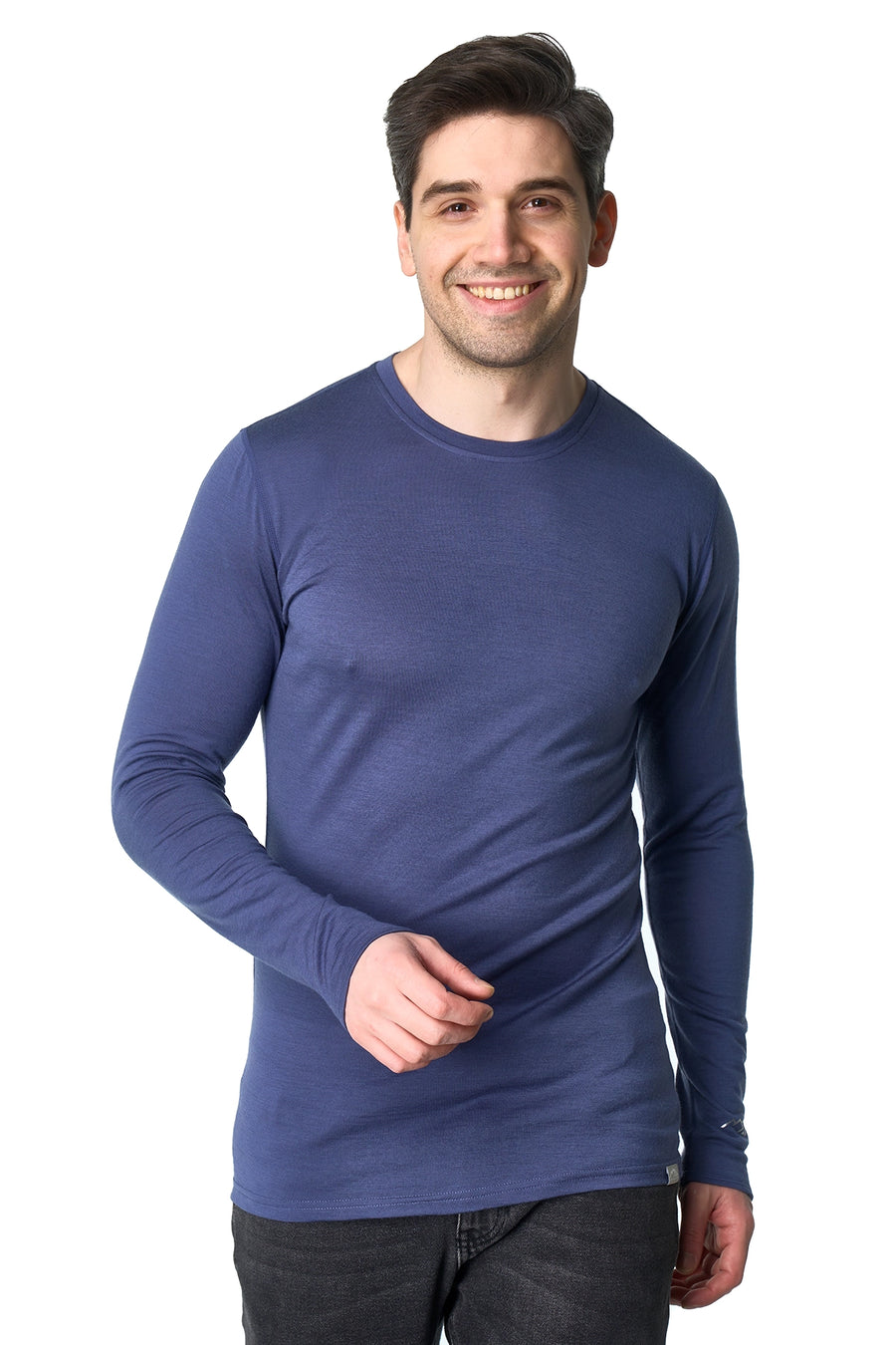 Men's Merino Long Sleeve 190 Dark Blue