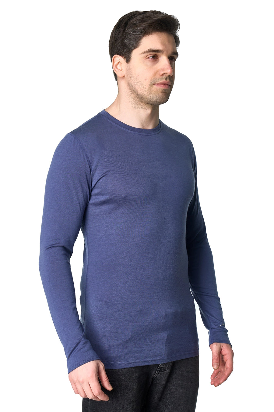 Men's Merino Long Sleeve 190 Dark Blue — view 4