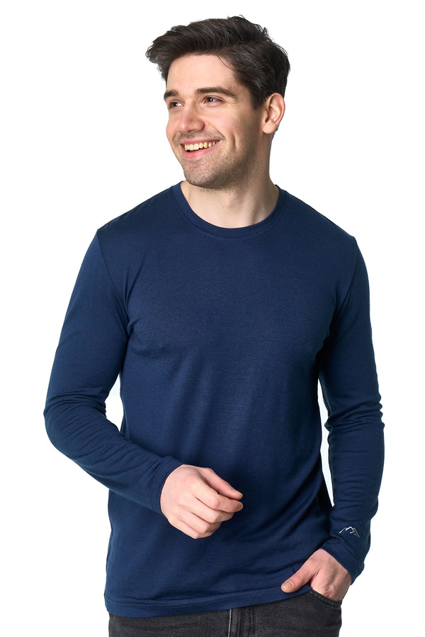 Men's Merino Long Sleeve 190 Dark Navy