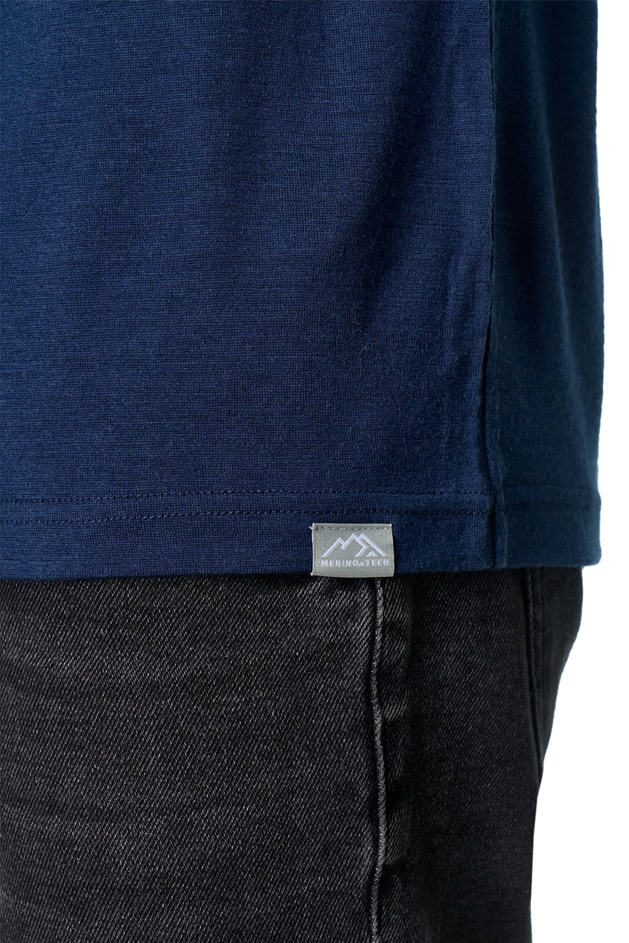 Men's Merino Long Sleeve 190 Dark Navy — view 6