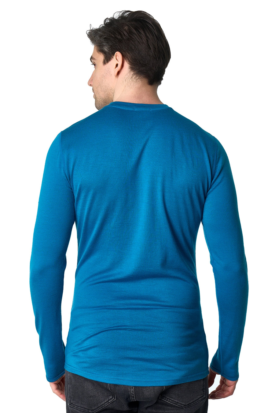 Men's Merino Long Sleeve 190 Pacific Blue — view 2