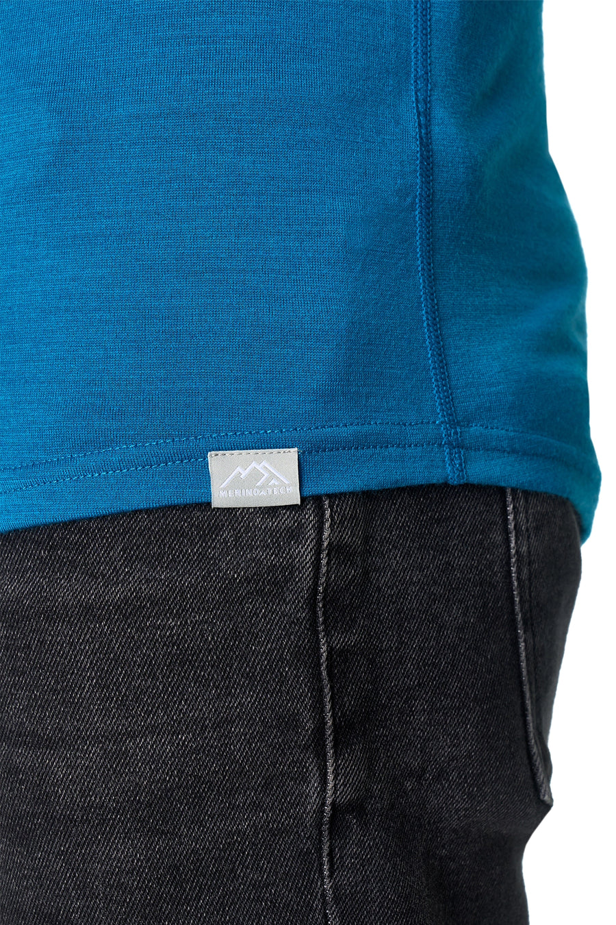 Men's Merino Long Sleeve 190 Pacific Blue — view 6