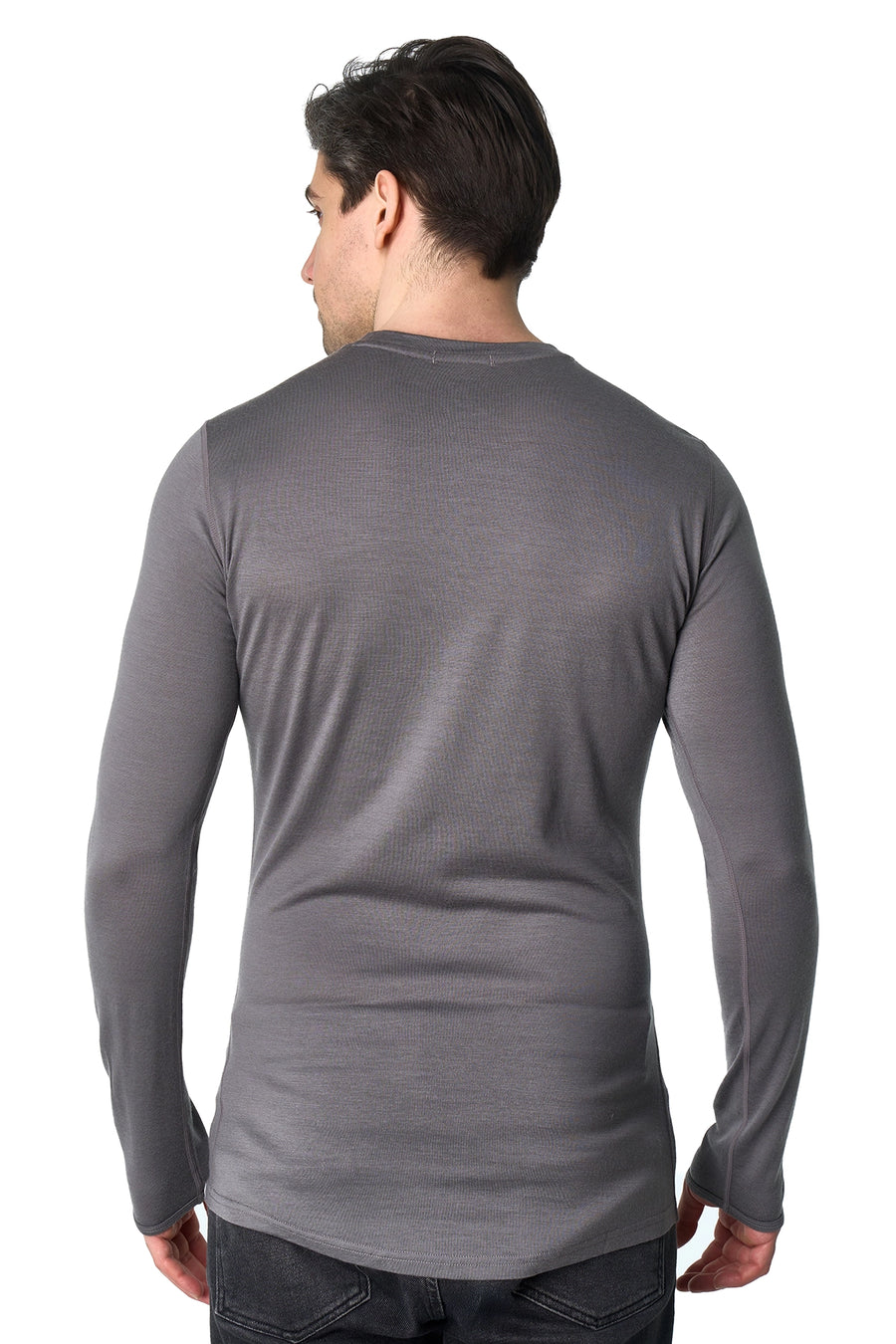 Men's Merino Long Sleeve 190 Perfect Grey — view 3