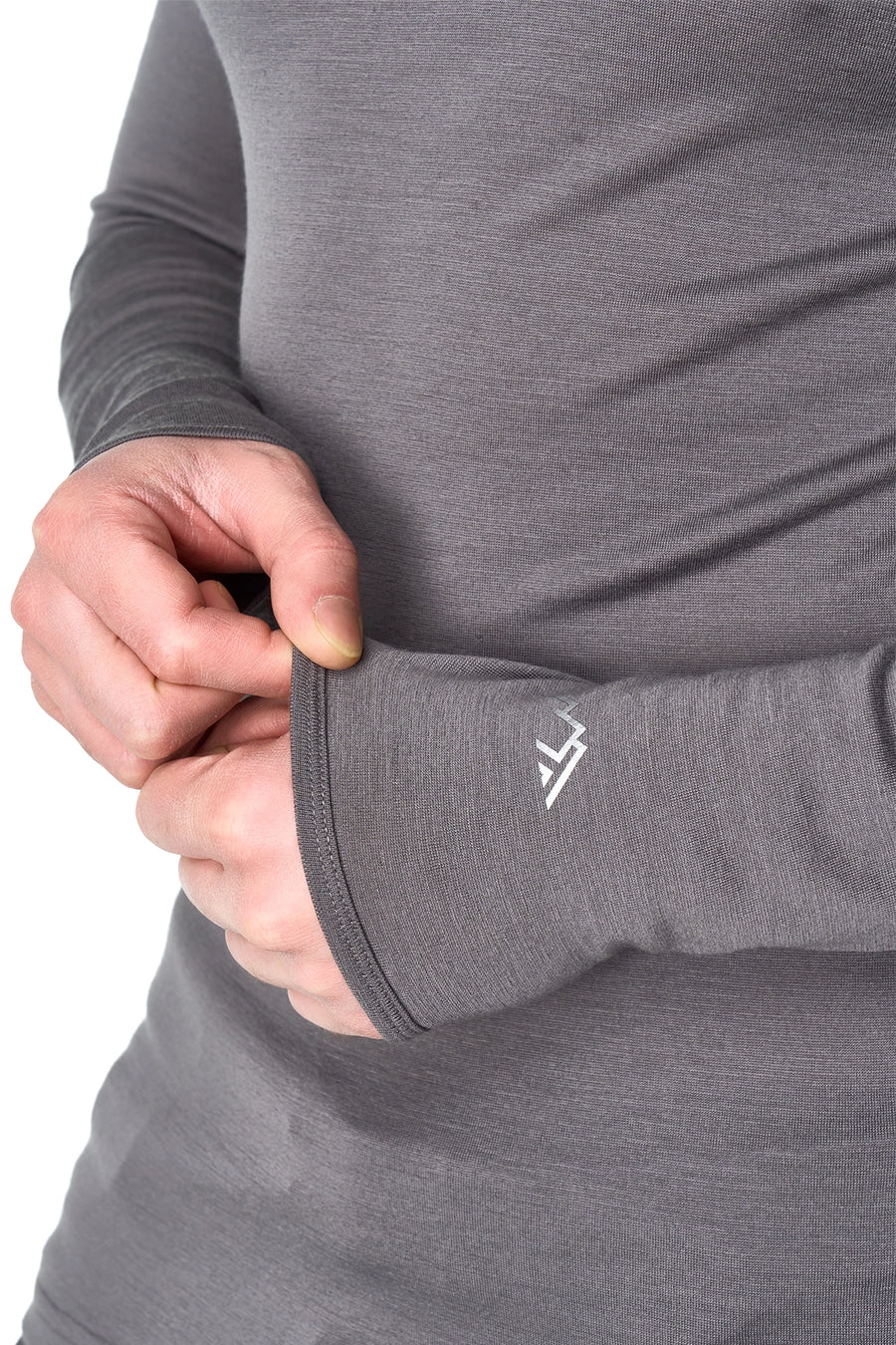 Men's Merino Long Sleeve 190 Perfect Grey — view 6