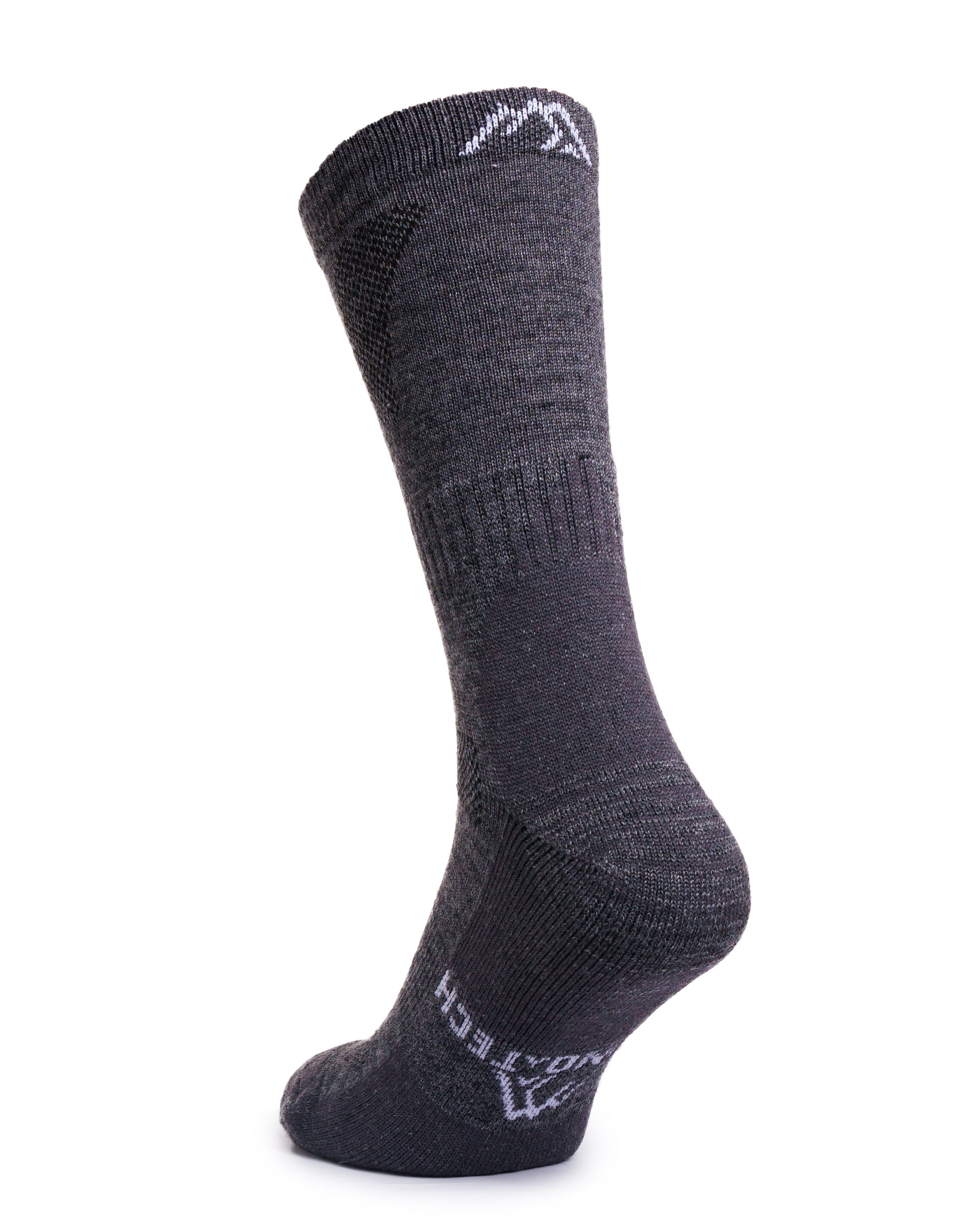 Merino Wool Wool Hiking Socks - (Pack of 3) Charcoal
