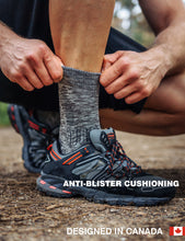 Load image into Gallery viewer, Merino Wool Hiking Socks - (Pack of 2) Grey Agate
