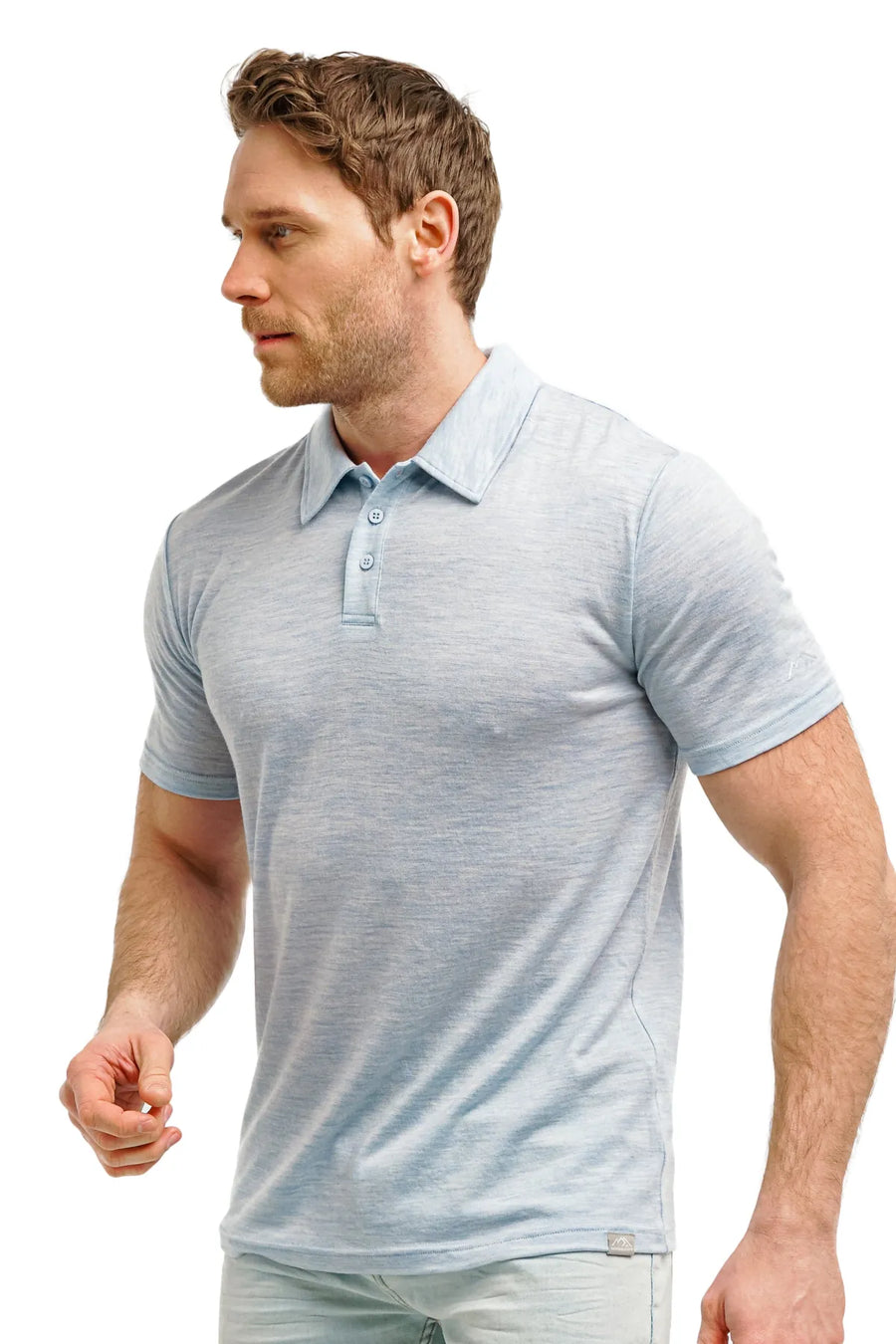 Men's Merino Polo 180 Arctic Ice — view 3