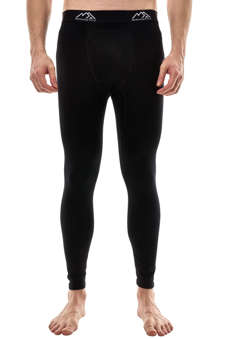 Men's Merino Pants 200 Black