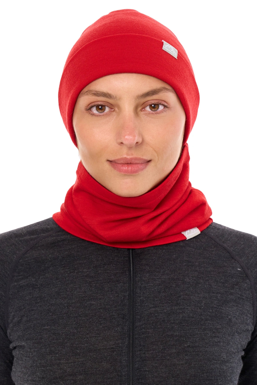Adult Beanie Red + Gaiter