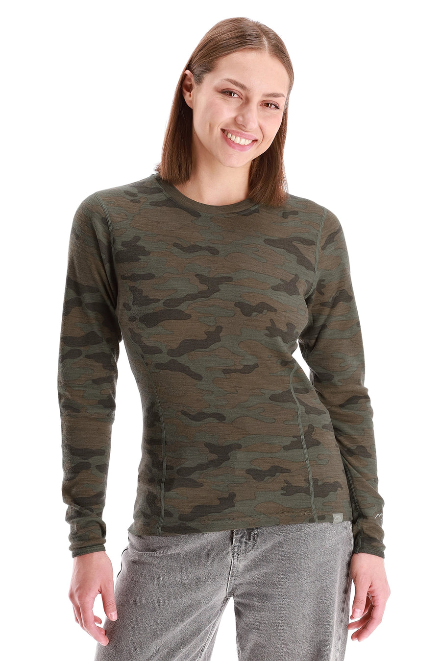 Women's Merino Long Sleeve 250 Camo