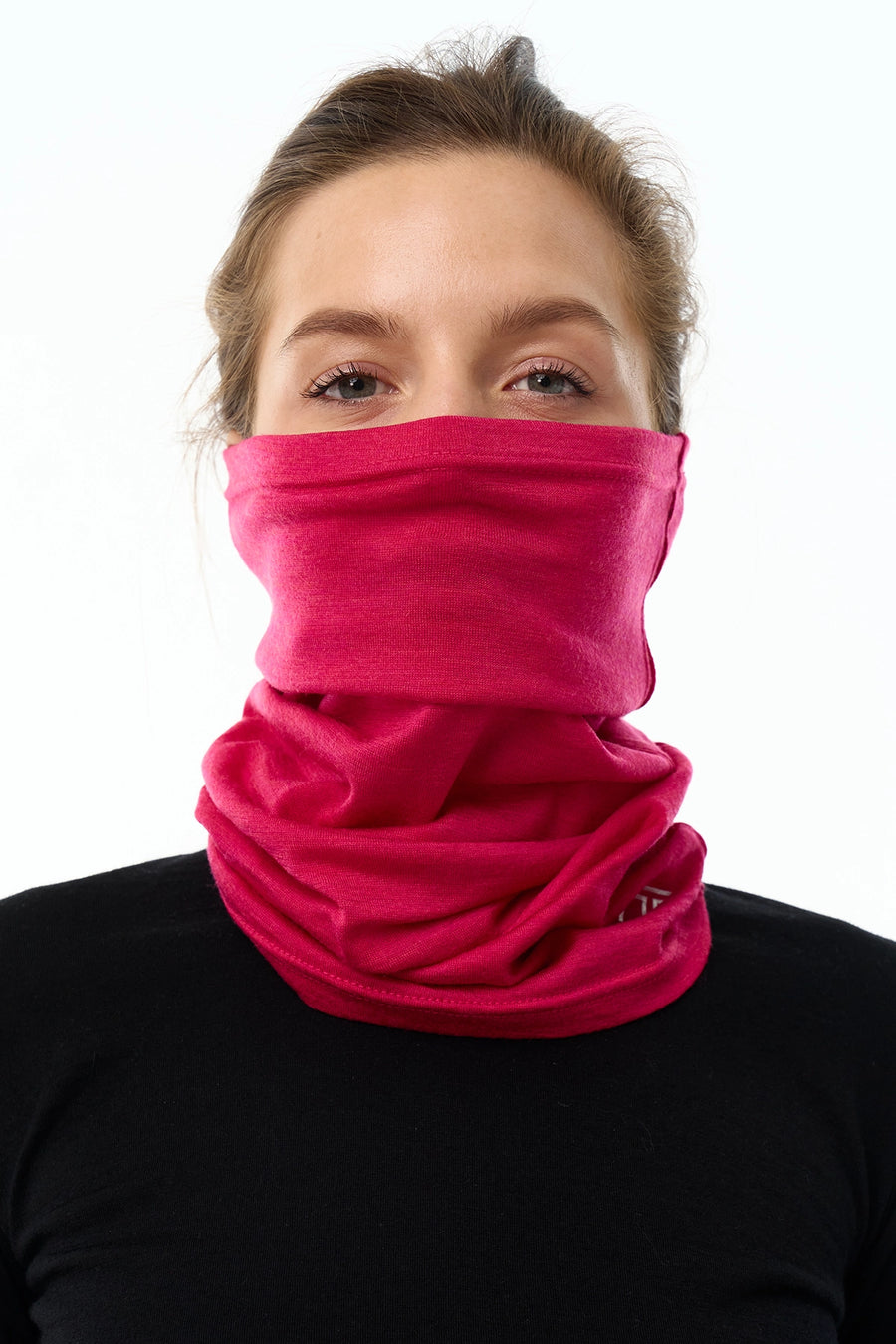 Merino Neck Gaiter 165 Lollipop Purple — view 2
