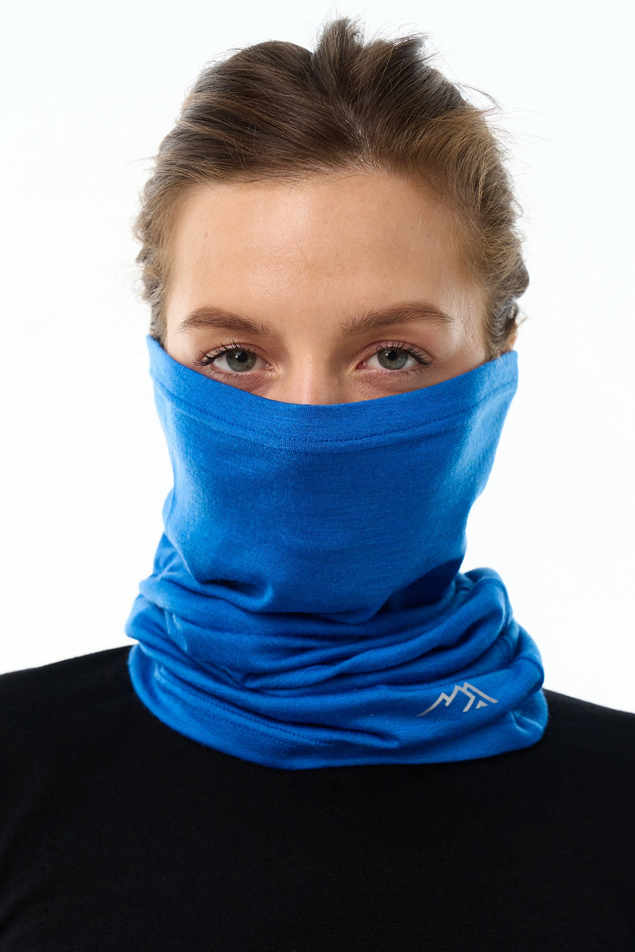 Merino Neck Gaiter 165 Sky Blue — view 2