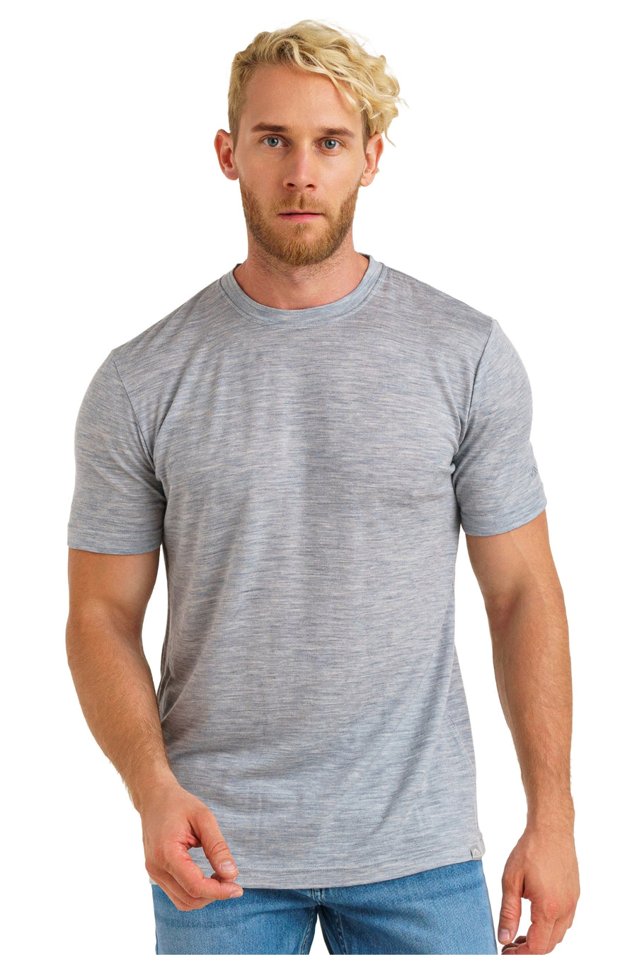 Men's Merino T-shirt 180 Grey Melange