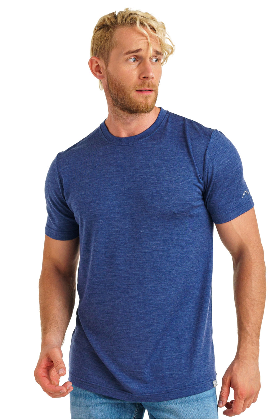 Men's Merino T-shirt 180 Chicago Blues Melange