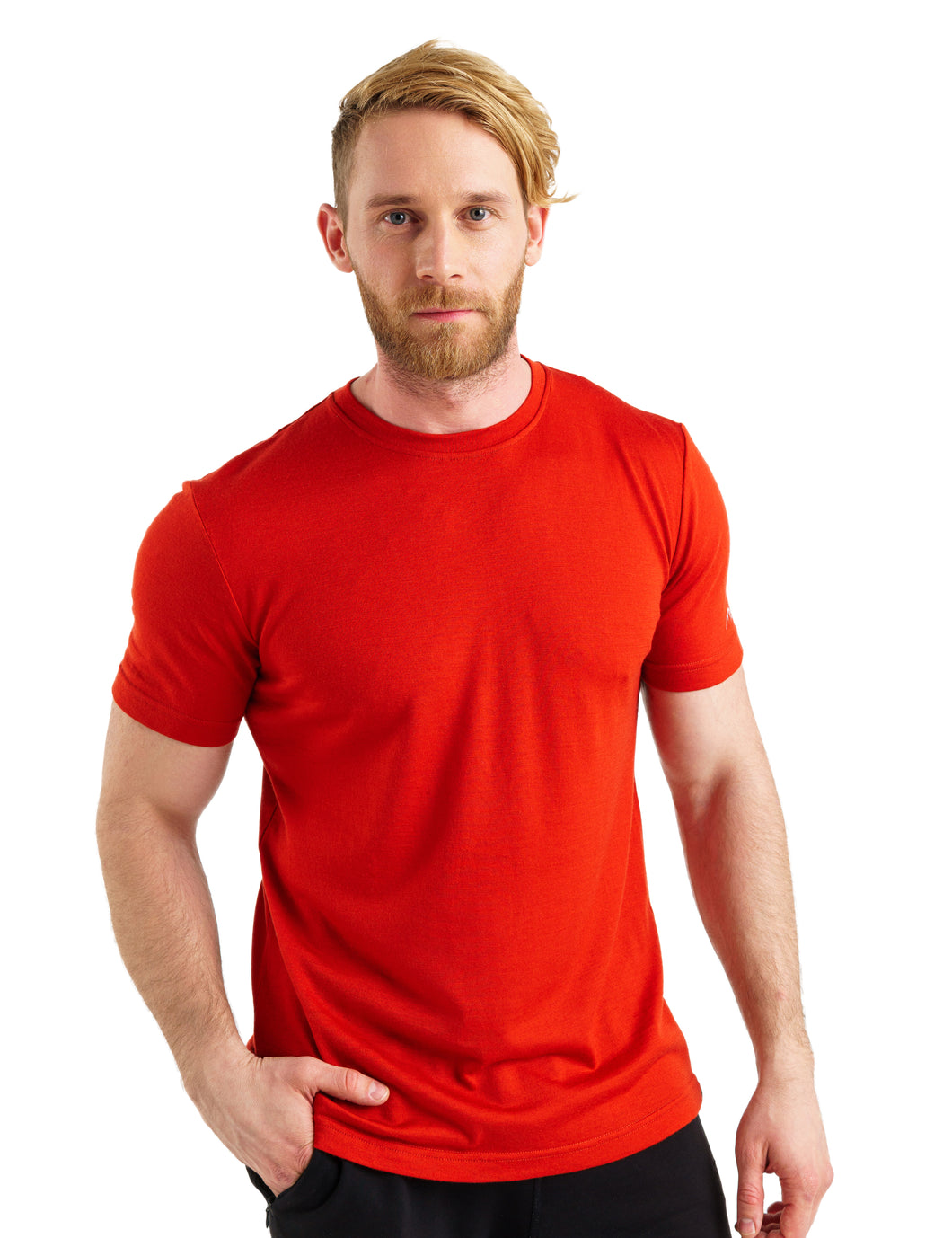 Men's Merino T-shirt 165 Chili Red