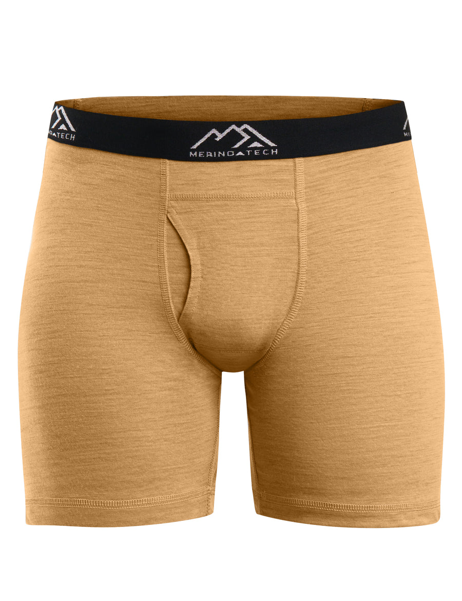 Men's Merino Boxers 190 Brief Camel, 1 pack — view 3