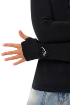 Kids' Merino Half Zip Long Sleeve 250 Black — view 4