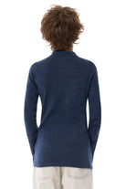 Kids' Merino Half Zip Long Sleeve 250 Navy — view 6