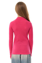 Kids' Merino Half Zip Long Sleeve 250 Pink — view 2