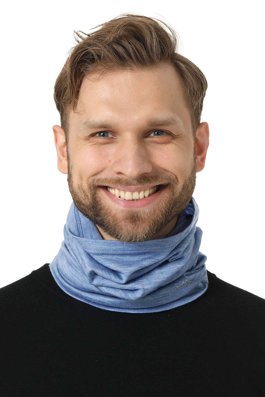 Merino Neck Gaiter 165 Deep Blue — view 2