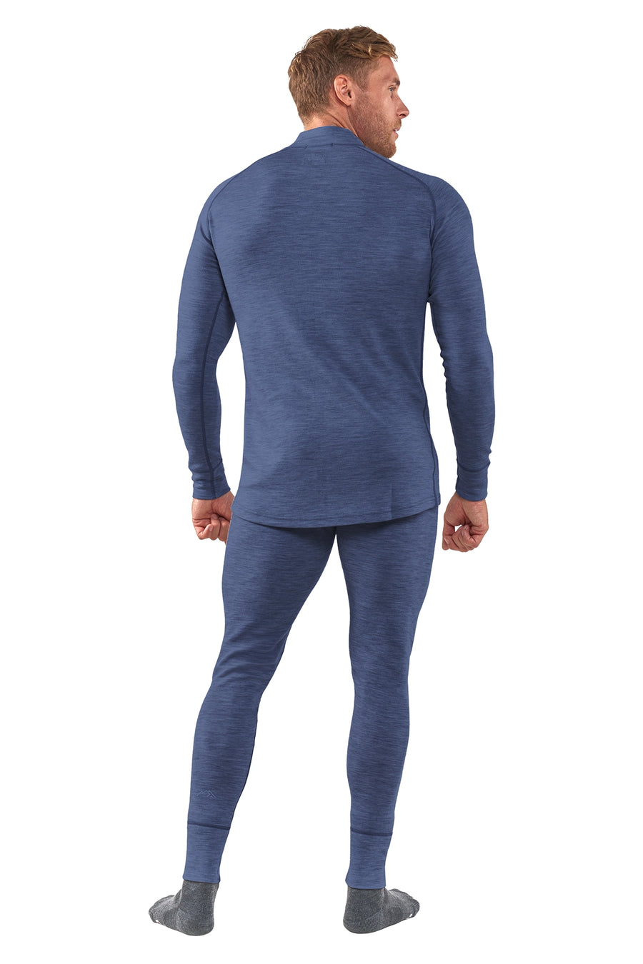 Men's Merino Thermal Set Zip 250 Windsor Blue — view 2