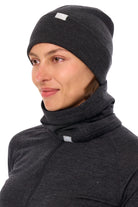 Adult Beanie Charcoal Grey + Gaiter — view 2