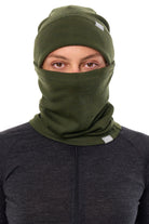 Adult Beanie Army Green + Gaiter — view 3