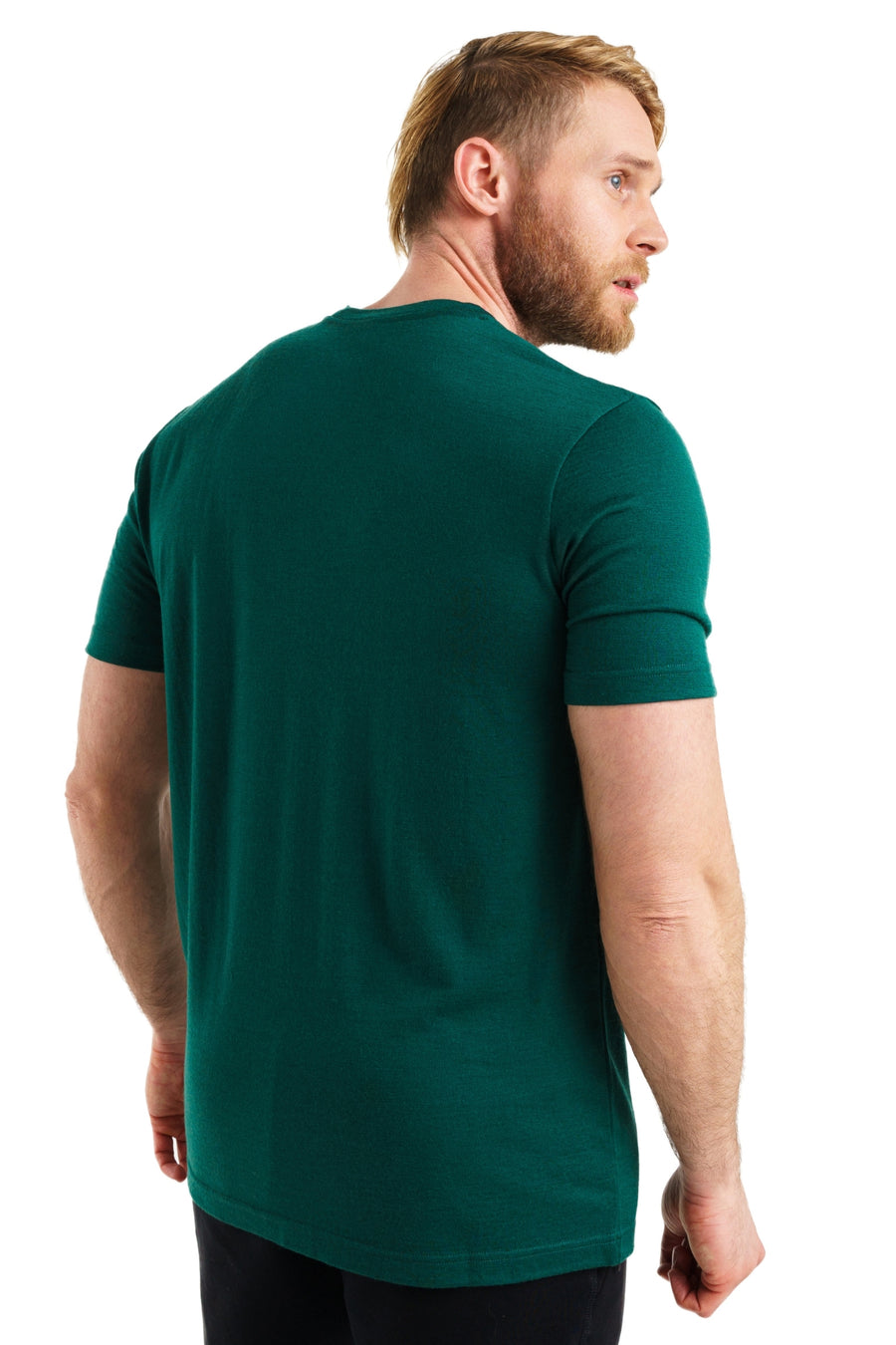 Men's Merino T-shirt 180 Emerald Green — view 2
