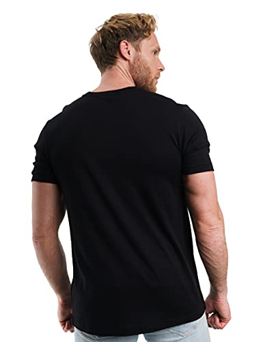 Men's 100% Merino Wool Melange Black T-Shirts: Light, Soft, & Quick ...