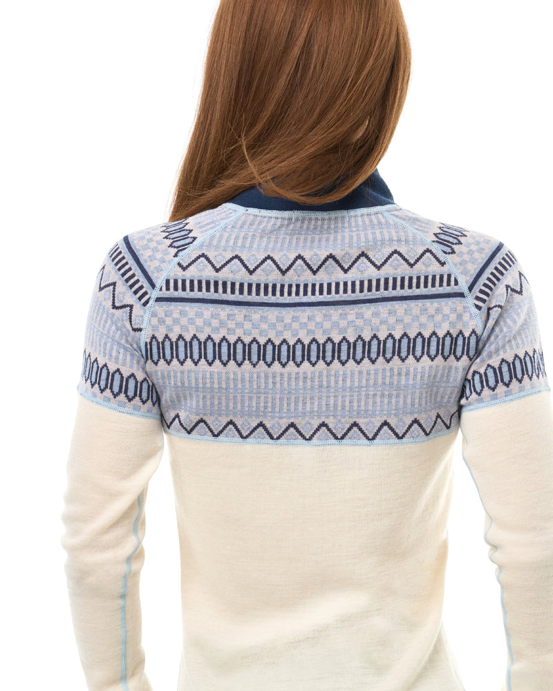 Geometric – Navy & Ice Blue, back
