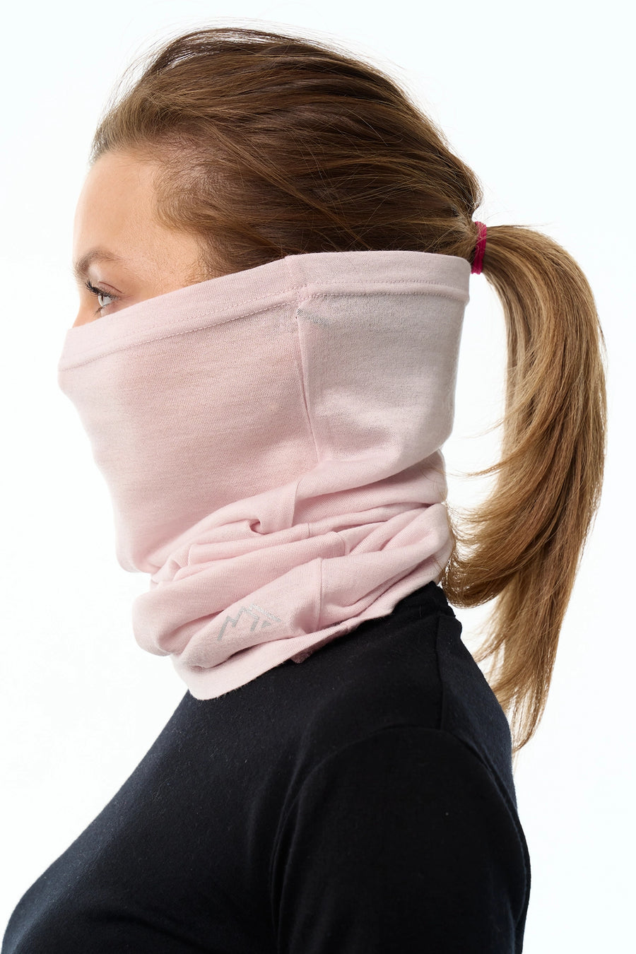 Merino Neck Gaiter 165 Grey Marl — view 2