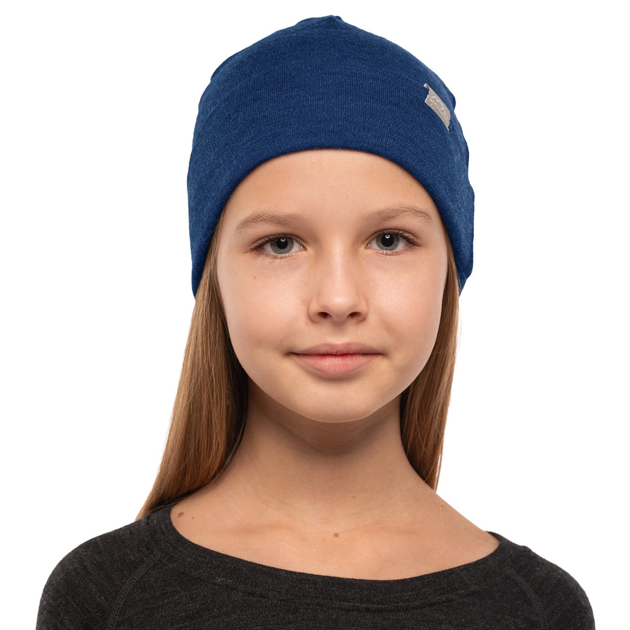 Kids' Beanie Navy — view 2