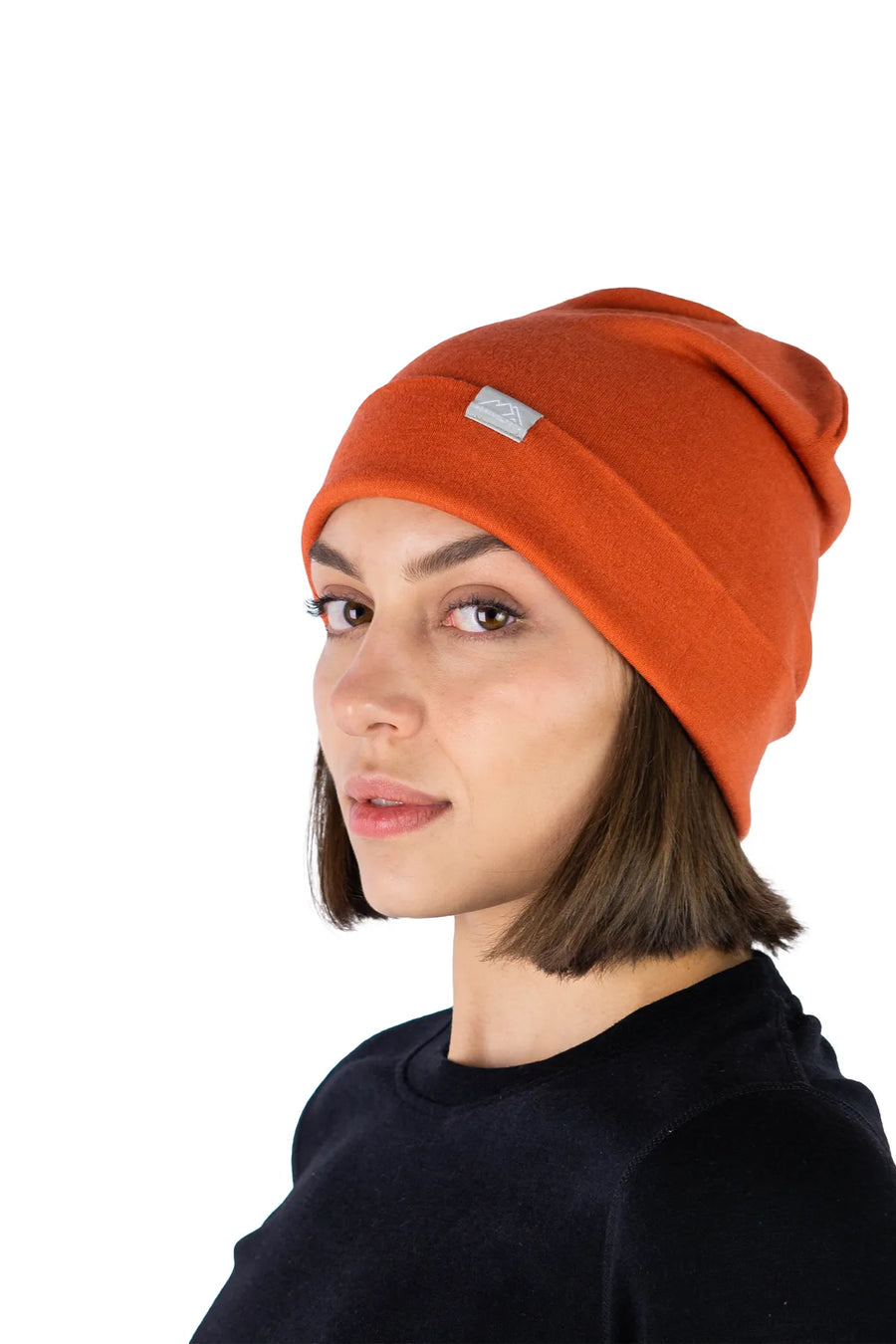 Adult Beanie Rusty Orange — view 3