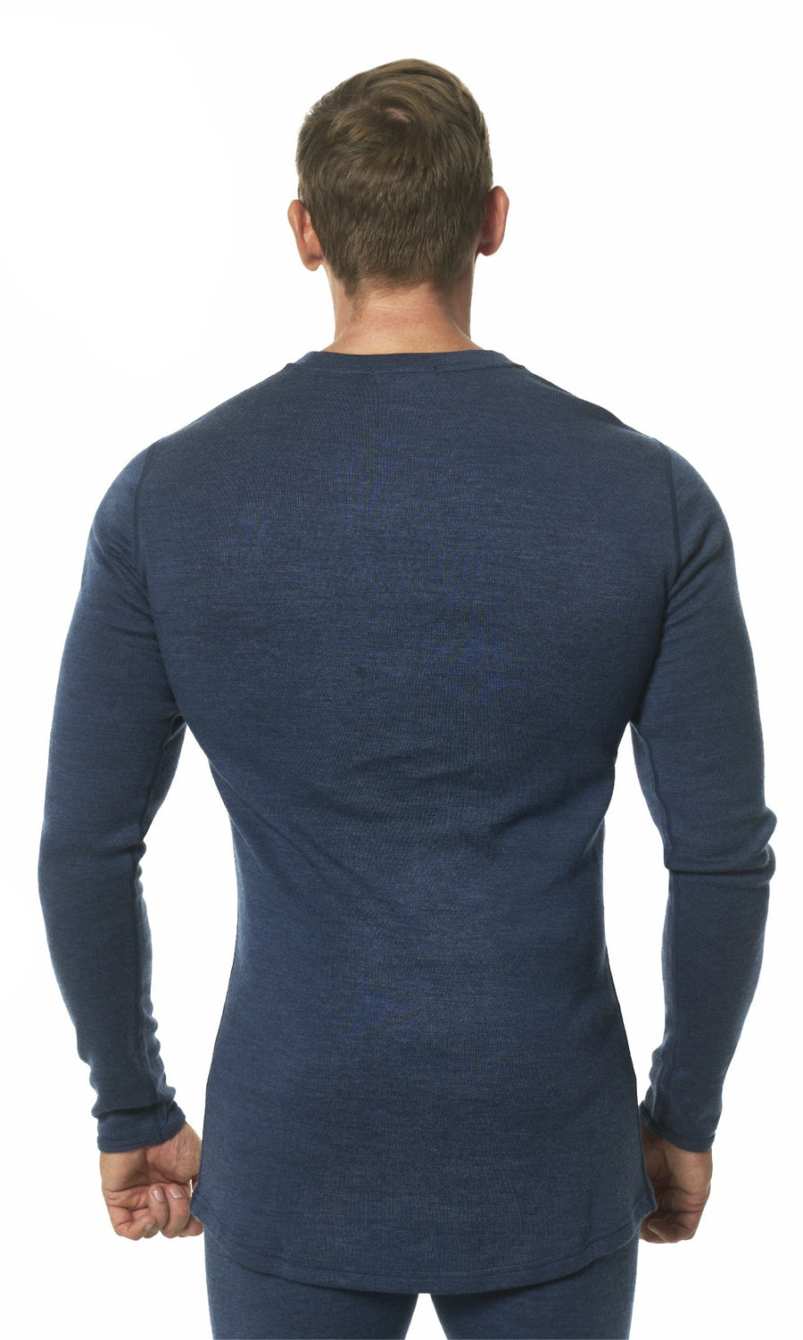 Men's Merino Long Sleeve 320 Navy — view 2