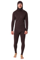 Men's Chocolate Merino Wool Set 320 + Balaclava