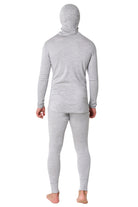 Men's Heather Grey Merino Wool Set 320 + Balaclava — view 2