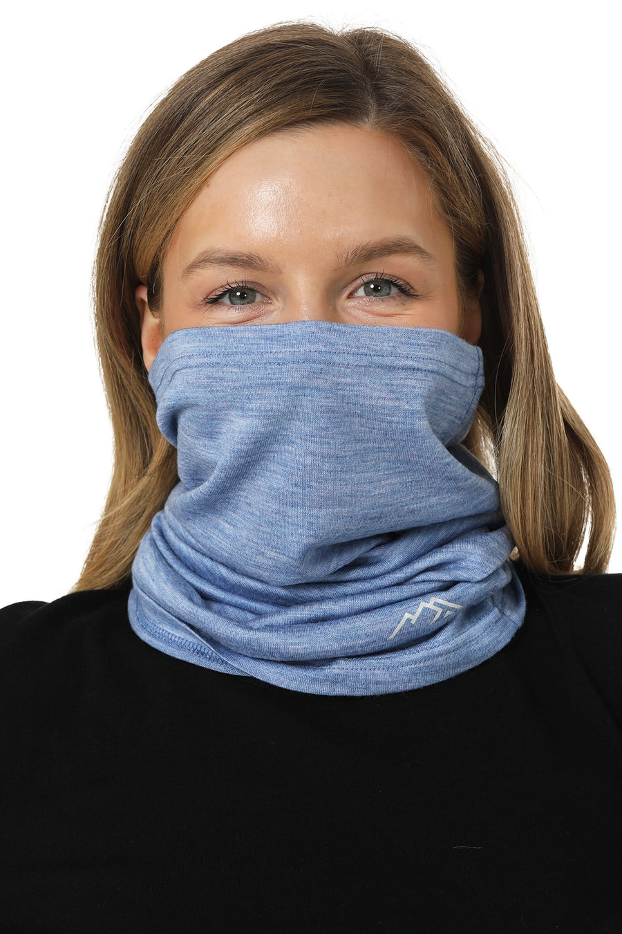 Merino Neck Gaiter 165 Deep Blue — view 4
