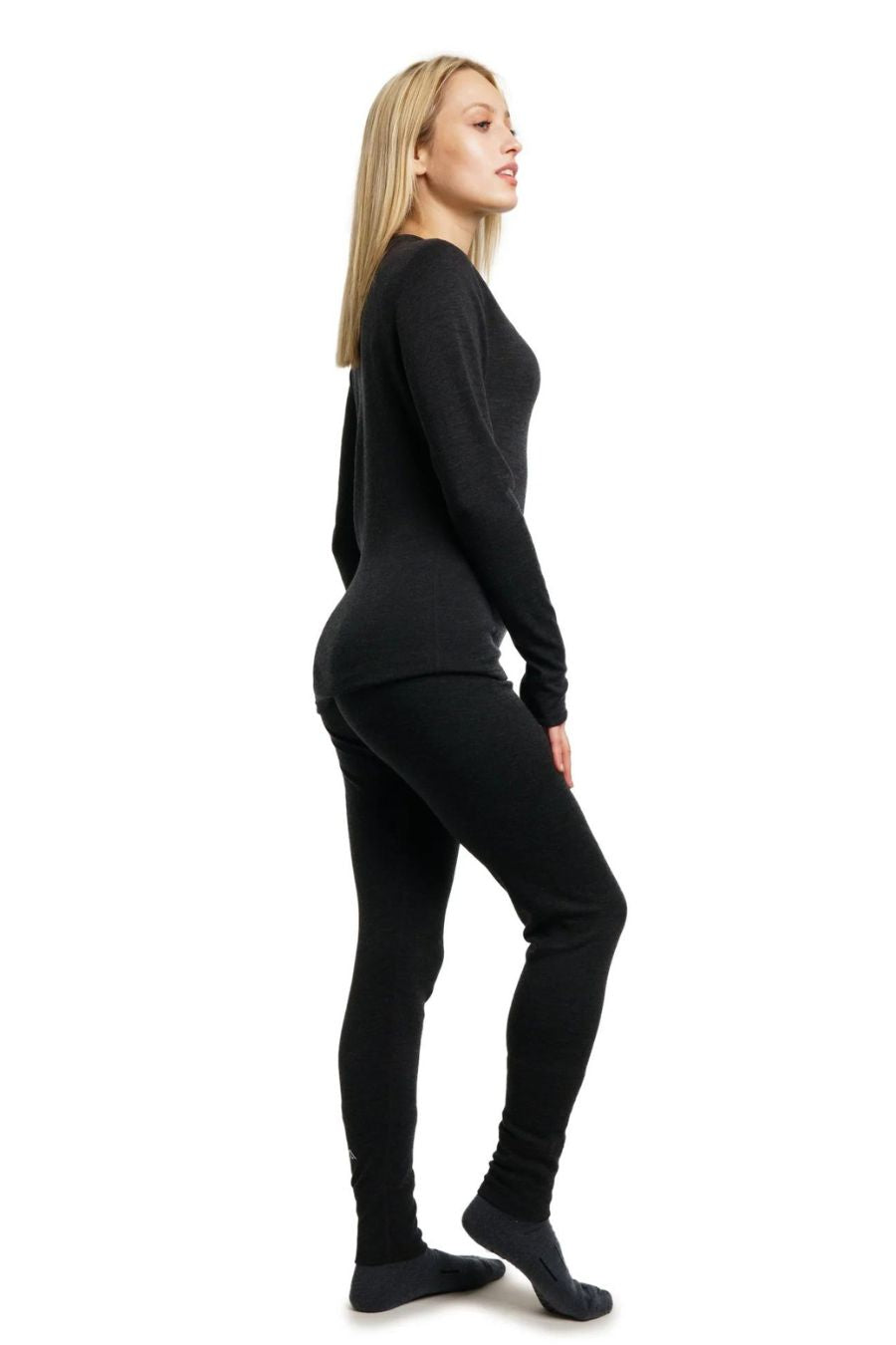  Merino.tech Merino Wool Baselayer Womens Set - Lightweight Merino  Wool Thermal Underwear For Women Top And Bottom