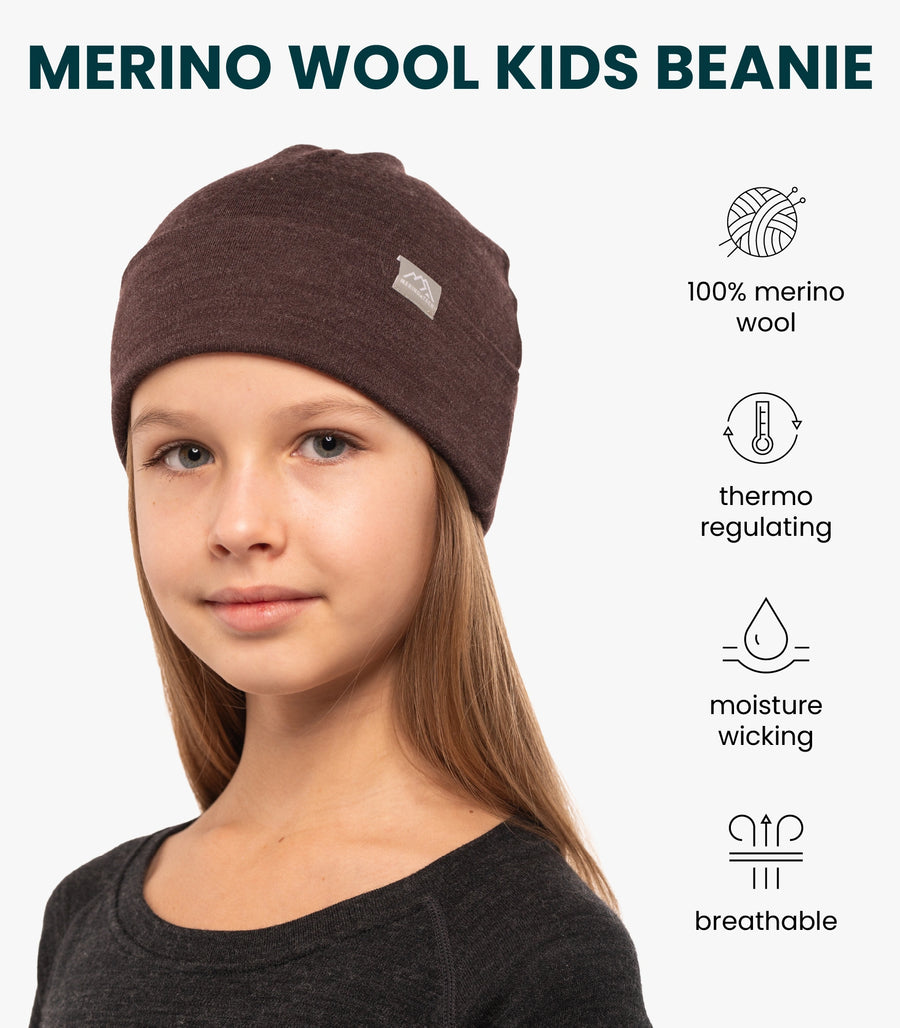 Kids' Beanie Chocolate — view 4