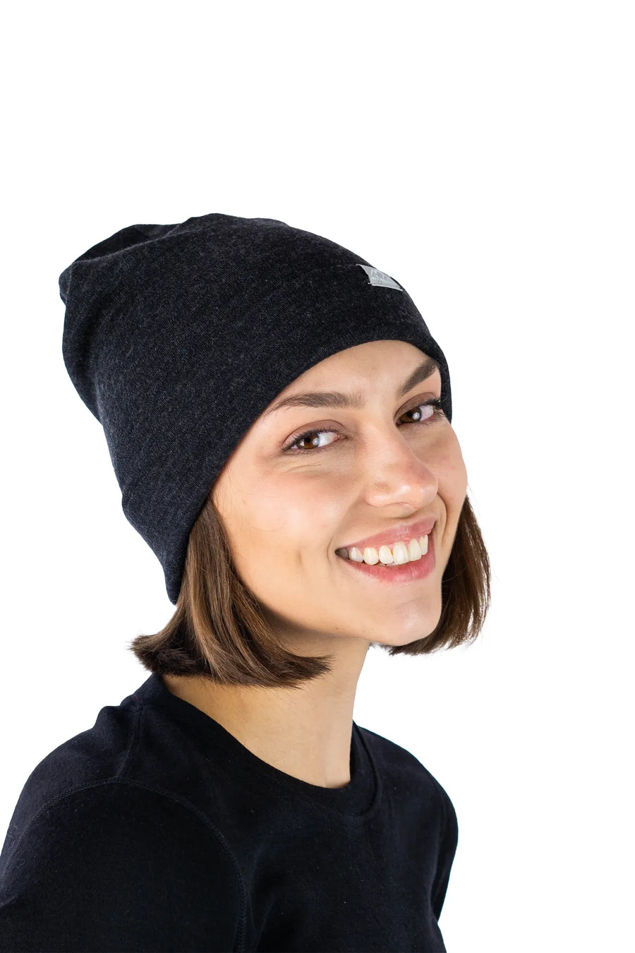 Adult Beanie Charcoal Grey — view 3